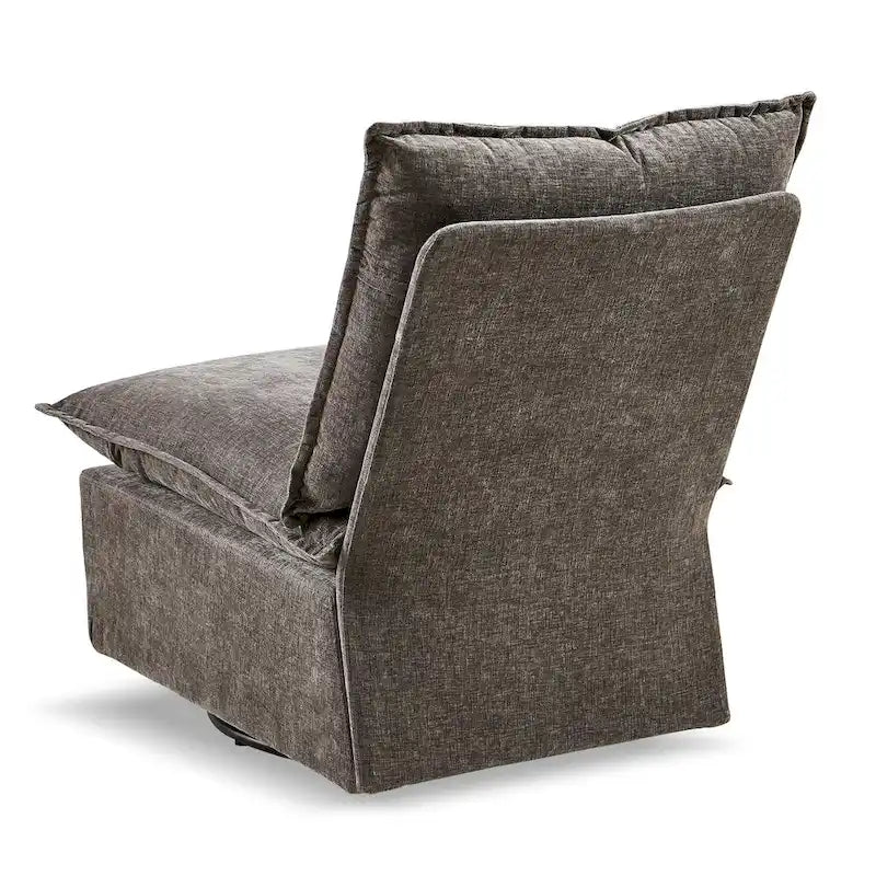 28.74 Chenille Upholstered 360 Swivel Rocking Chair