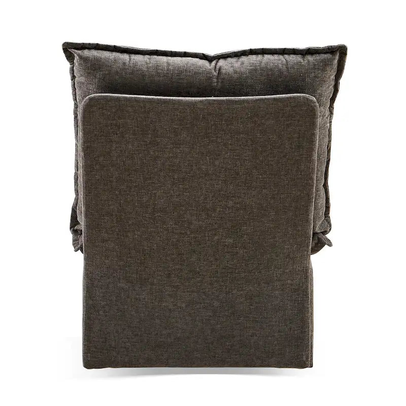 28.74 Chenille Upholstered 360 Swivel Rocking Chair