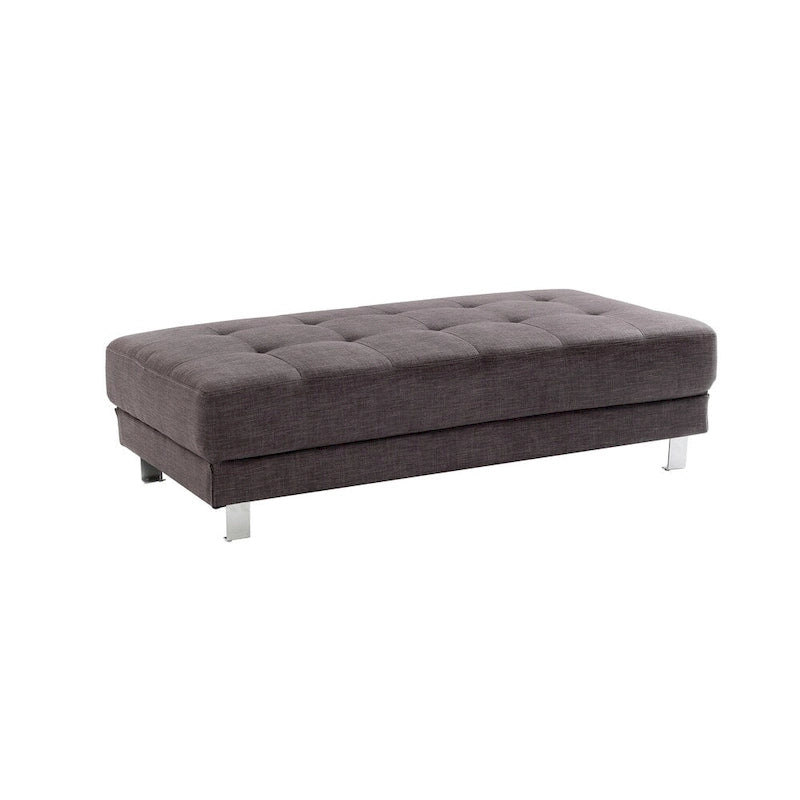 Twill Oversized Ottoman