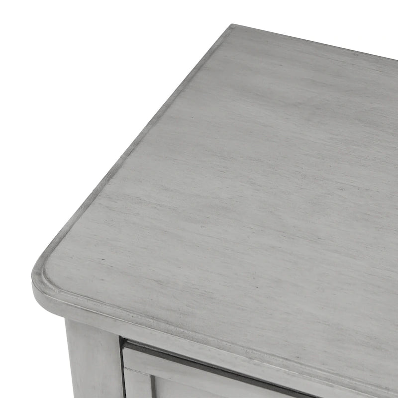 Wooden Console Table, Sofa Table with Storage Drawers and Shelf