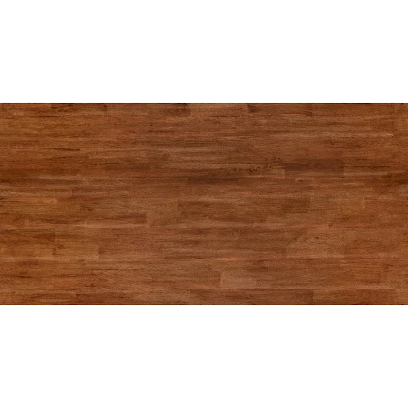78-Inch Oak Dining Table with Turned Leg Trestle Base