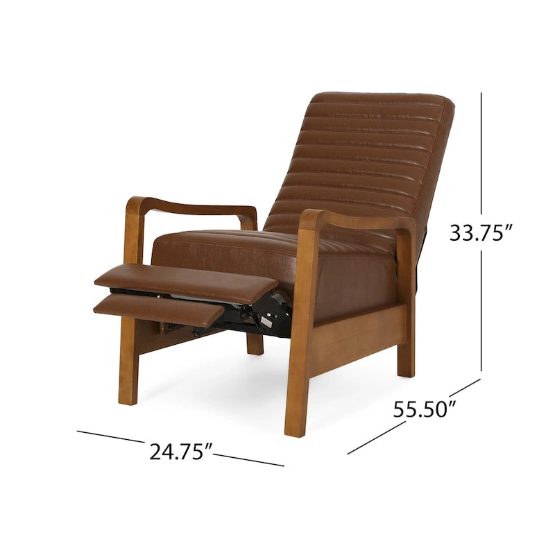 Channel Stitch Pushback Recliner