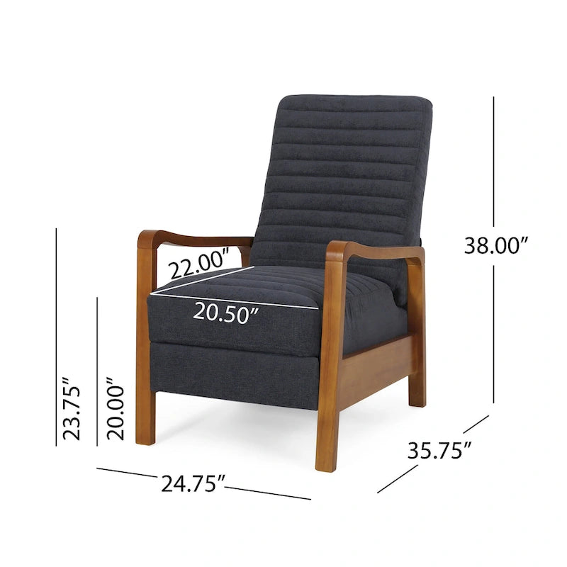 Channel Stitch Pushback Recliner