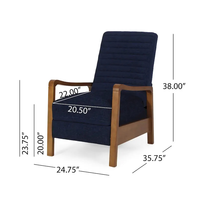 Channel Stitch Pushback Recliner