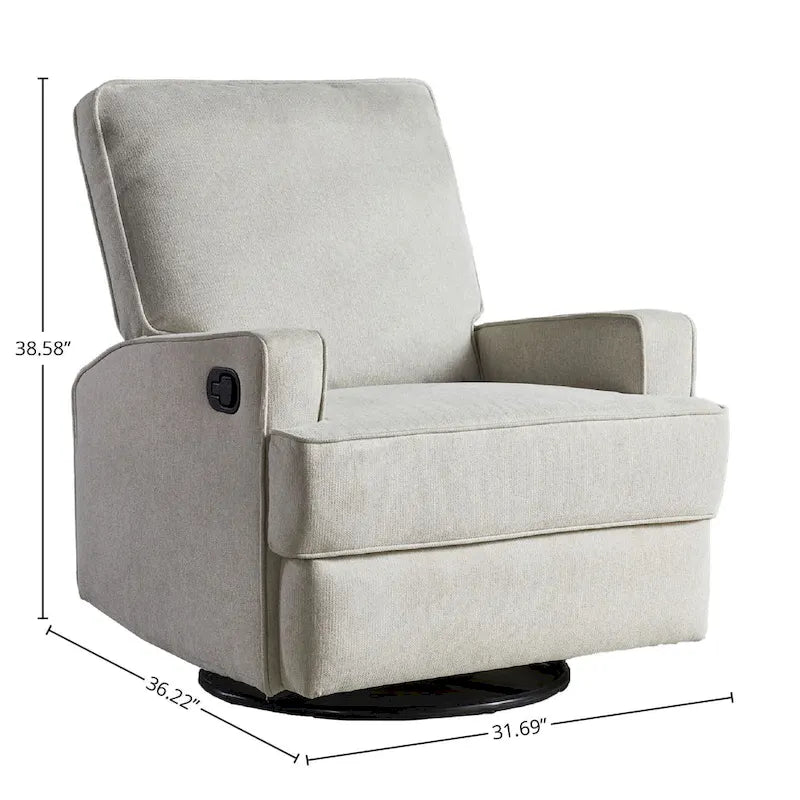32 Manual Swivel Glider, Dove