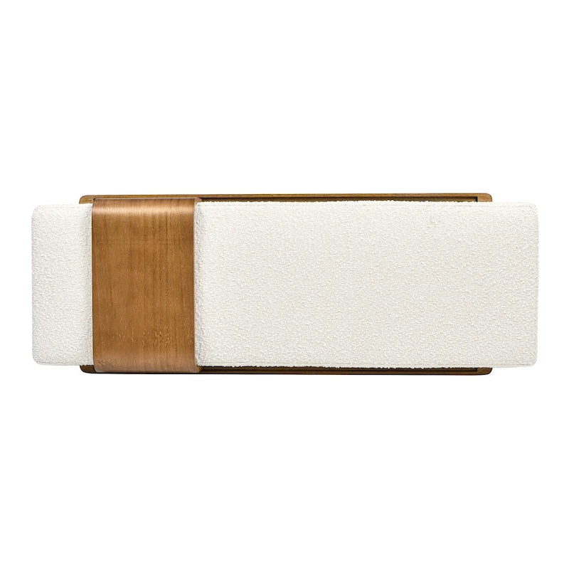 52" Sherpa Modern Telephone Bench with Sliding Shelf