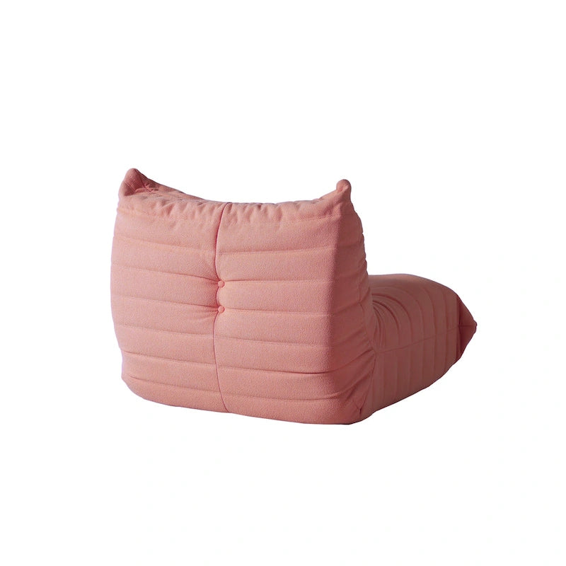Comfy Lazy Floor Sofa Couch,Teddy Velvet Bean Bag Chairs for Living Room Bedroom Office Salon