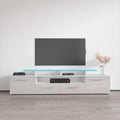 Modern TV Stand with LED Light System
