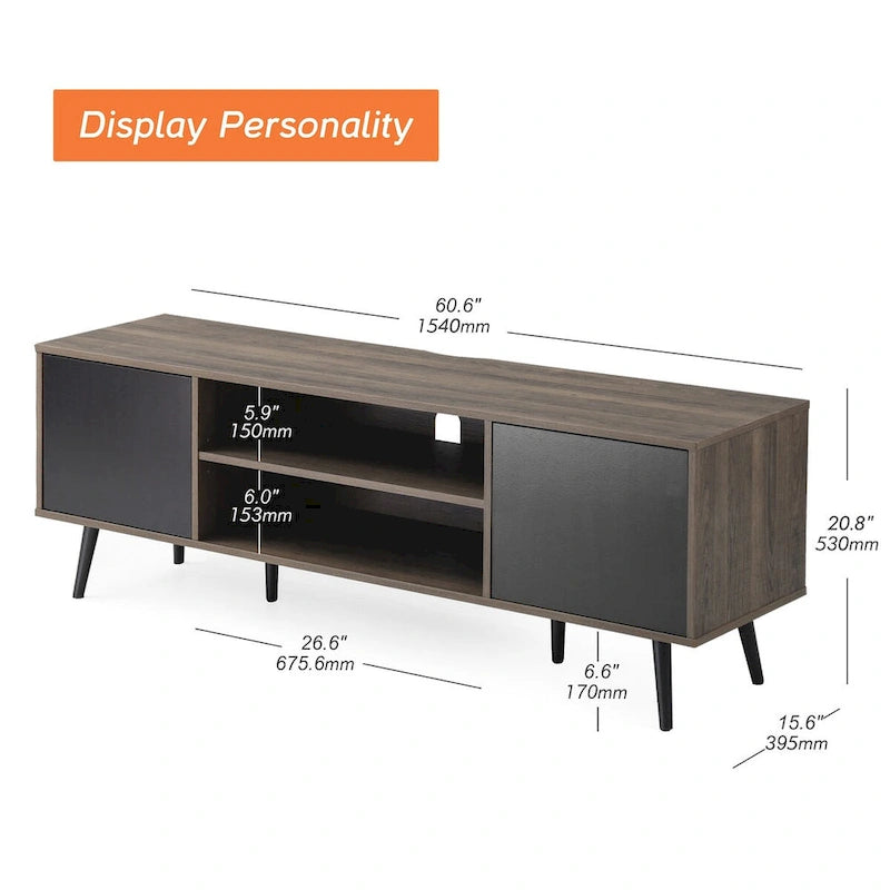 Mid Century Modern TV Stand for 32-65Tvs - 42 inches