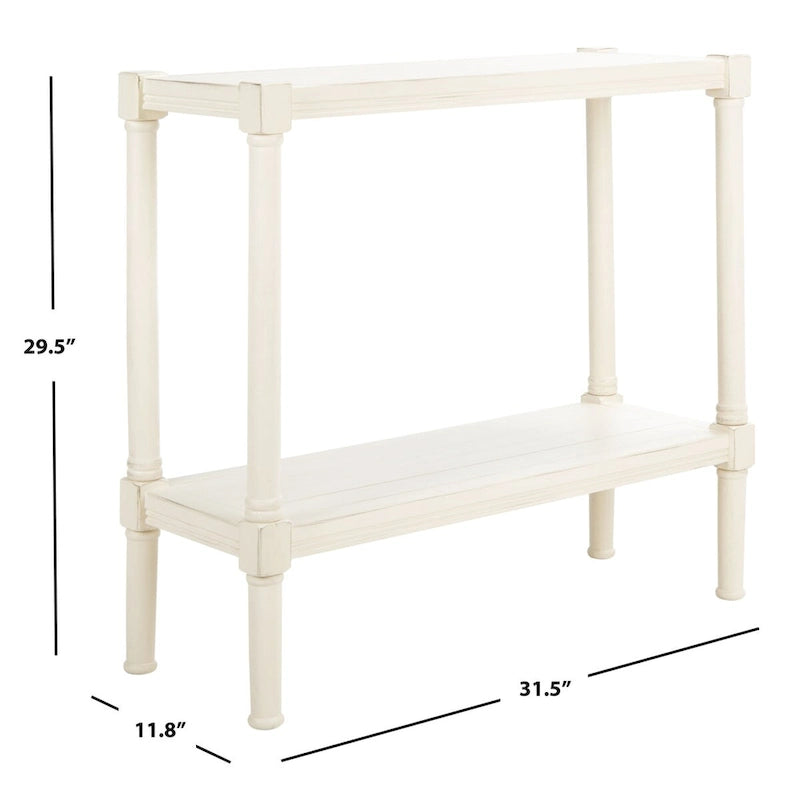 Bottom Shelf Console Table - 31.5W x 11.8L x 29.5H