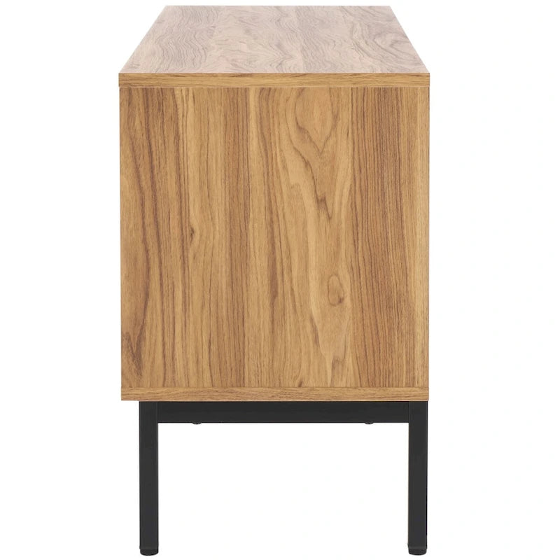 2-Drawer 2-Shelf Entertainment Media Stand (Fits Up To 65 Flatscreen TV) - 60.4 In. x 15.6 In. x 24.8 In.