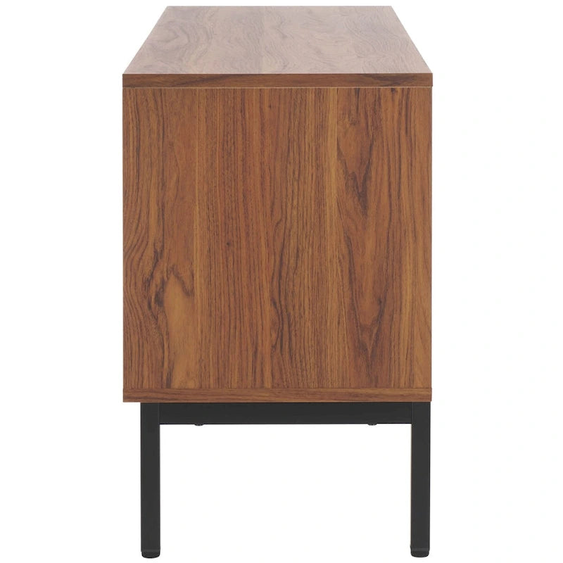 2-Drawer 2-Shelf Entertainment Media Stand (Fits Up To 65 Flatscreen TV) - 60.4 In. x 15.6 In. x 24.8 In.