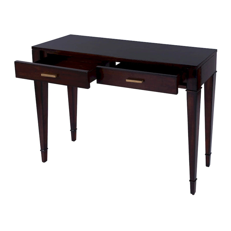 Kai 2 Drawer 46 Burl Wood Console Table