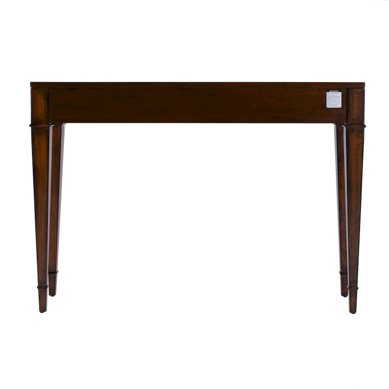 Kai 2 Drawer 46 Burl Wood Console Table