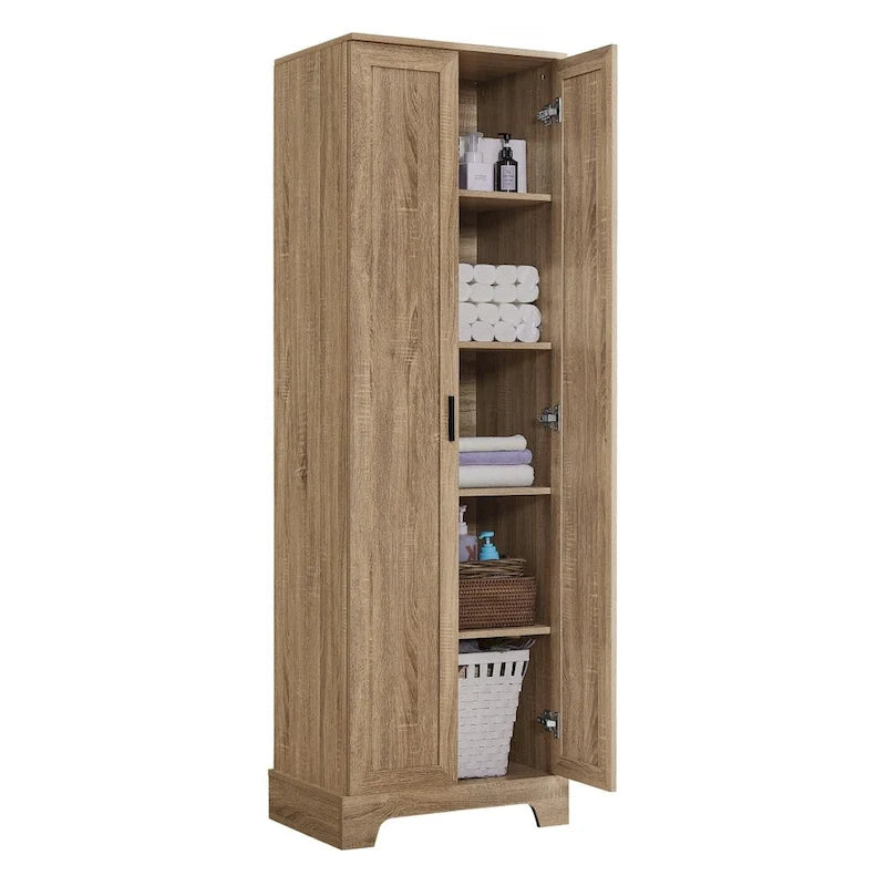Storage Cabinet with Two Doors for Bathroom - 23.30L * 16.90W * 71.20H