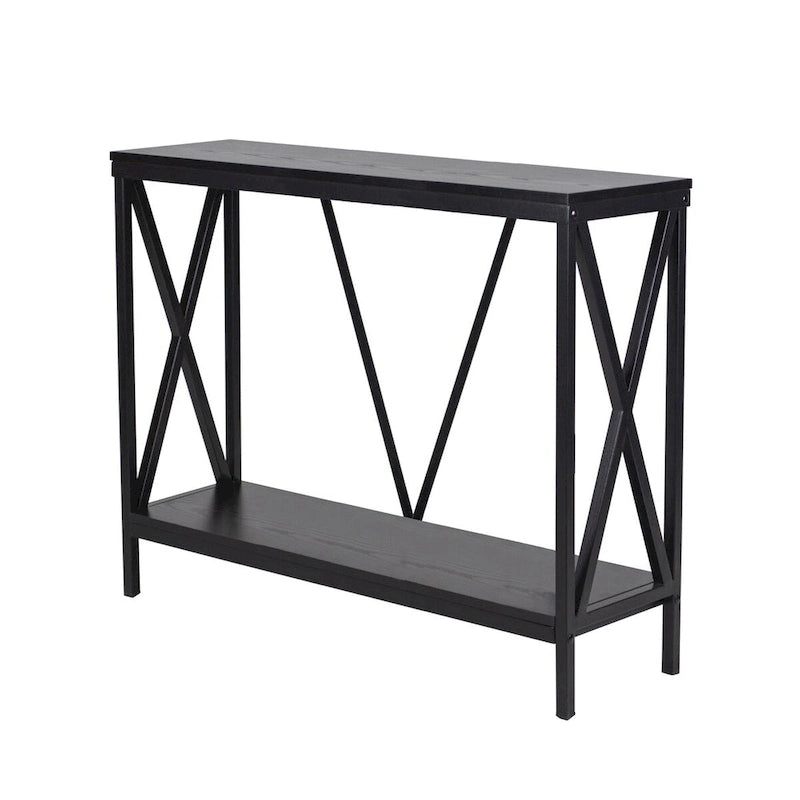 40/55 Gallon Steel X-Frame Aquarium Stand in Black