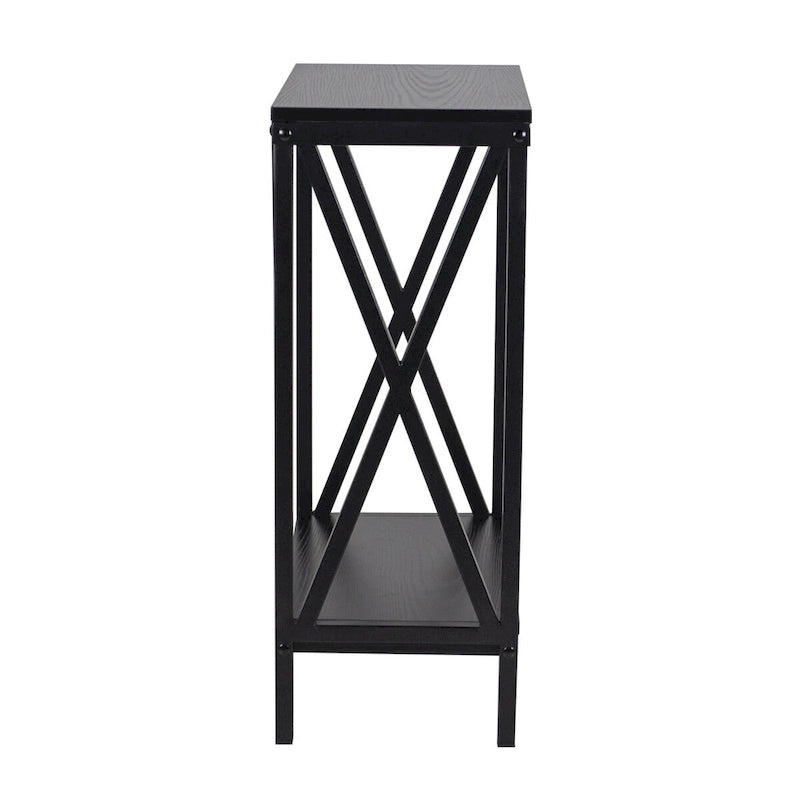 40/55 Gallon Steel X-Frame Aquarium Stand in Black